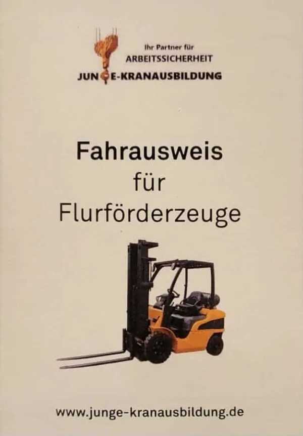 Staplerschein machen